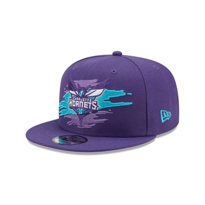 Charlotte Hornets Gorra | New Era NBA Logo Tear 9fifty Snapback Cap Mexico - Azules